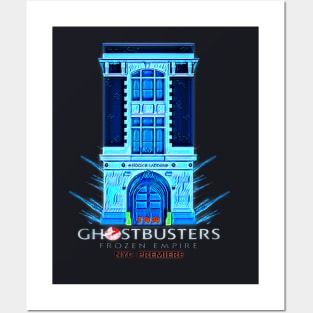 Ghostbusters Frozen Empire NYC premiere Posters and Art